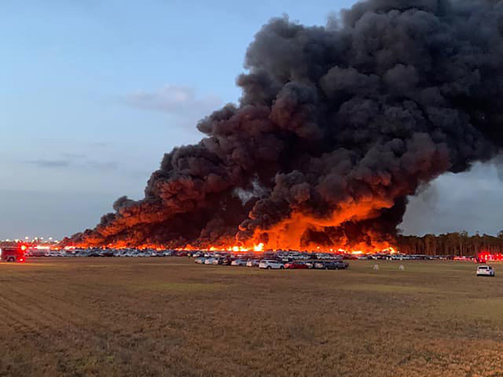 Southwest Florida International Airport Car Fire